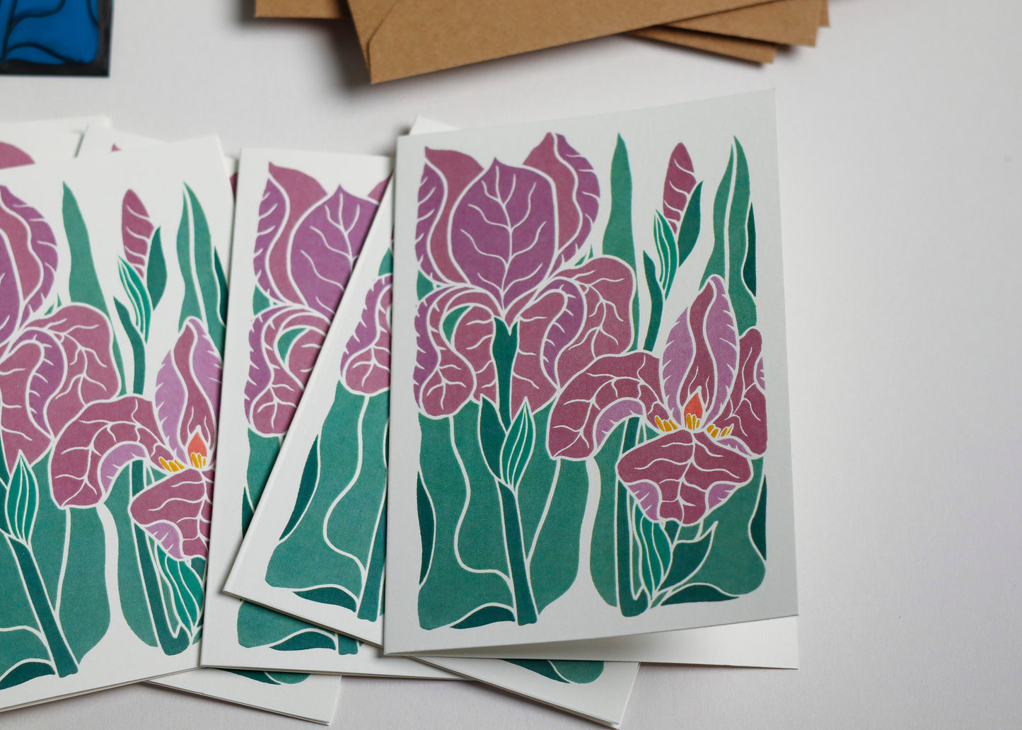 Iris at Dusk | Set of 8 Notecards & Envelopes