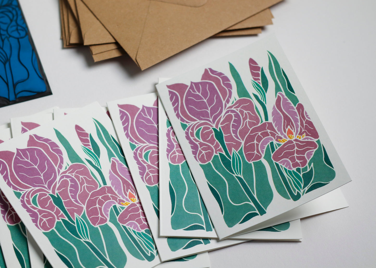 Iris at Dusk | Set of 8 Notecards & Envelopes