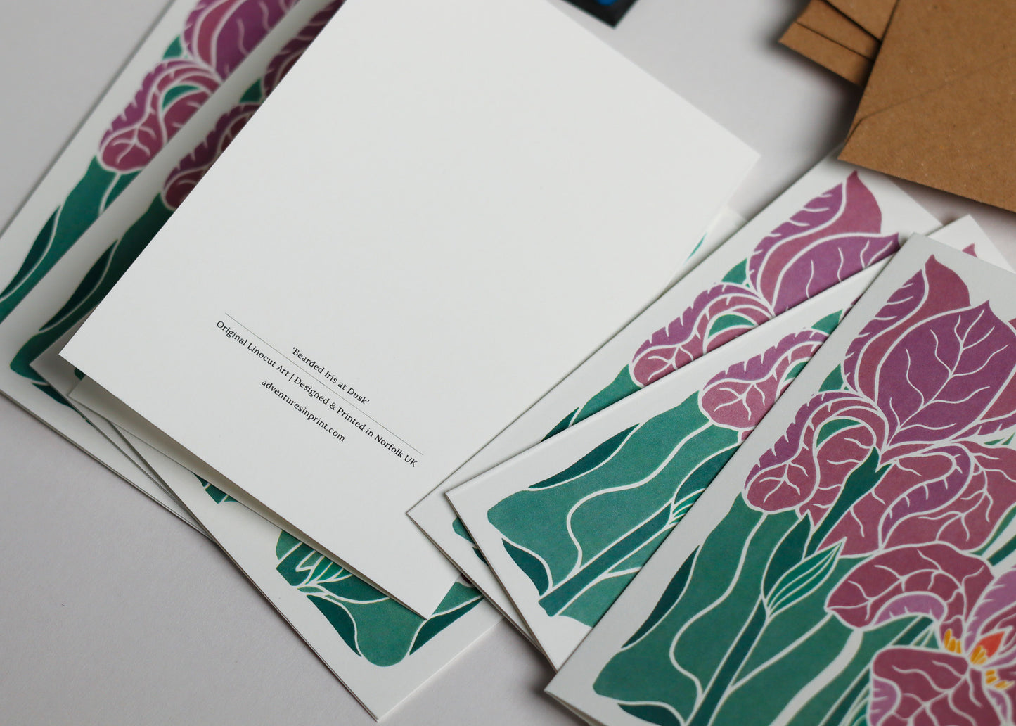 Iris at Dusk | Set of 8 Notecards & Envelopes