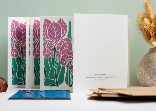 Iris at Dusk | Set of 8 Notecards & Envelopes